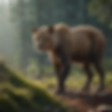 Majestic Wildlife Roaming Freely Majestic Wildlife Roaming Freely