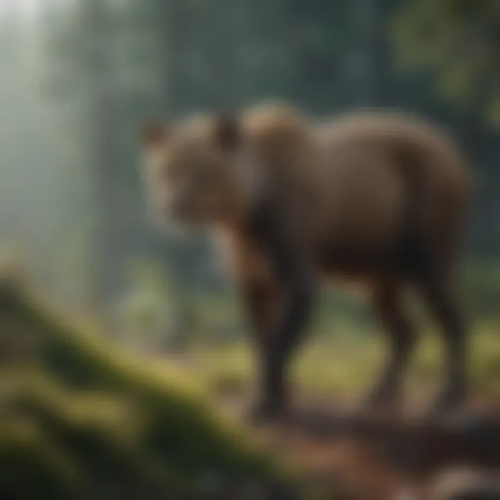 Majestic Wildlife Roaming Freely Majestic Wildlife Roaming Freely