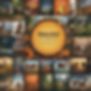 A colorful collage of nonfiction book covers on nature and wildlife