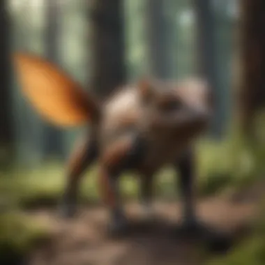 Strange Creatures of the Wild A peculiar animal with unique features in its natural habitat