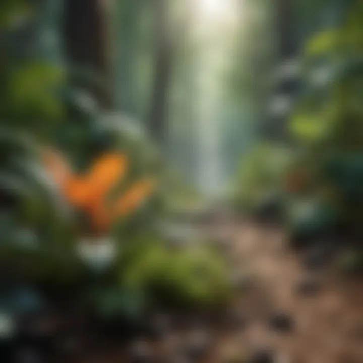 A colorful infographic about plants and their ecosystems