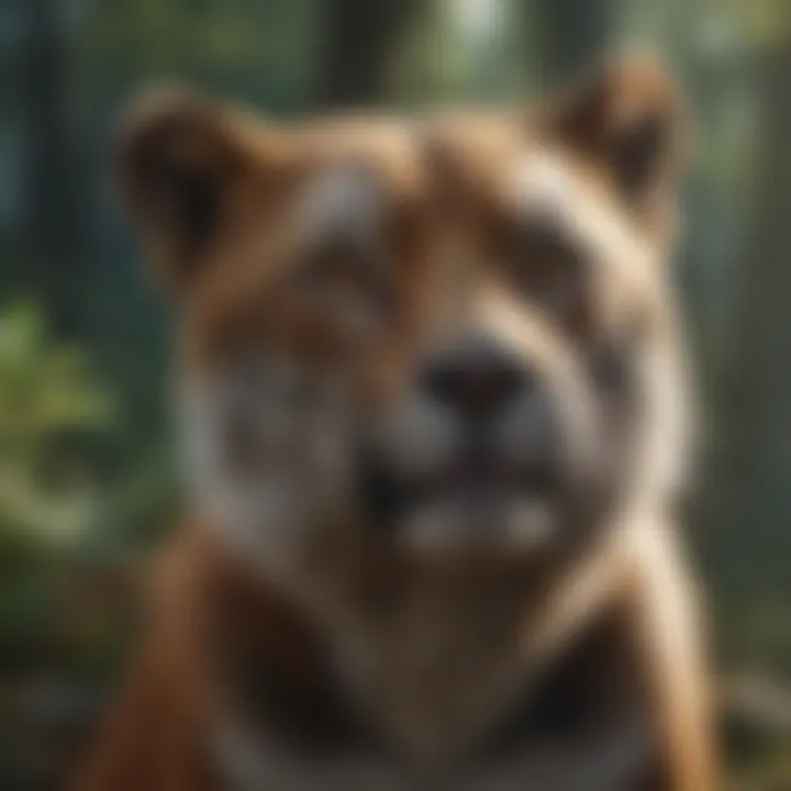 An interactive quiz interface featuring animals