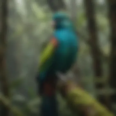 Quetzal Bird in Cloud Forests of Guatemala