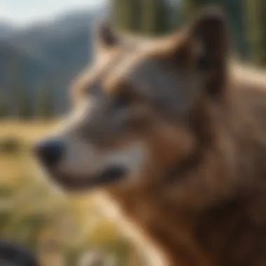 A close-up image of Idaho's diverse wildlife, featuring a native animal in its natural habitat