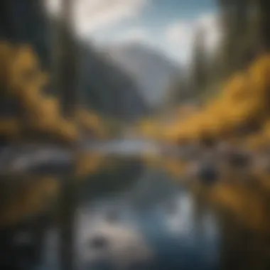 A landscape illustrating the importance of Idaho's natural resources, including rivers and natural landscapes