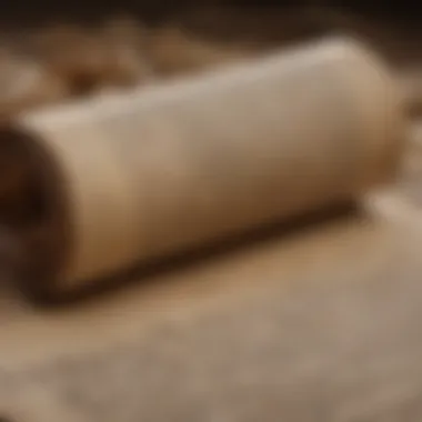 Illustration of an ancient scroll detailing phobia origins
