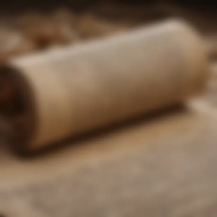 Illustration of an ancient scroll detailing phobia origins