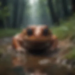 A surreal landscape depicting common phobias