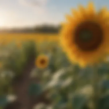 Serenity Amidst Sunflower Fields Serenity Amidst Sunflower Fields