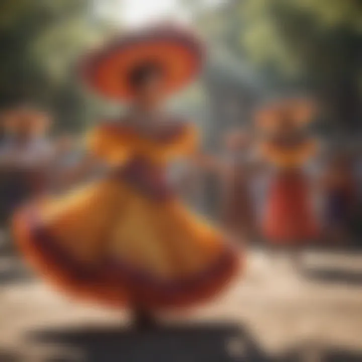 Colorful Traditional Mexican Dance Performance