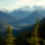 Breathtaking view of Glacier National Park showcasing majestic mountains and pristine lakes