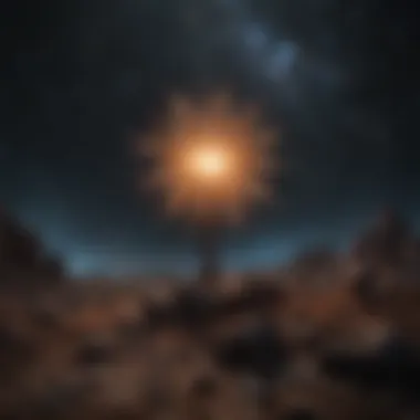 Luminous Elegance: Distant Star Cluster Glow Ethereal Glow of a Distant Star Cluster