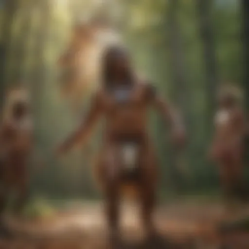 Ritual Dance of the Passamaquoddy Tribe