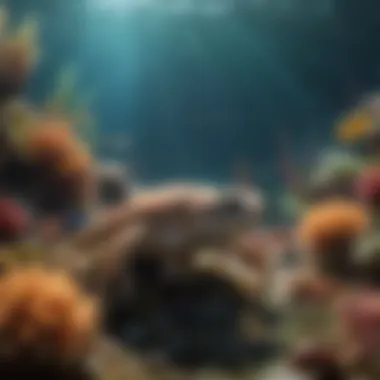 Vibrant underwater scene showcasing marine life diversity