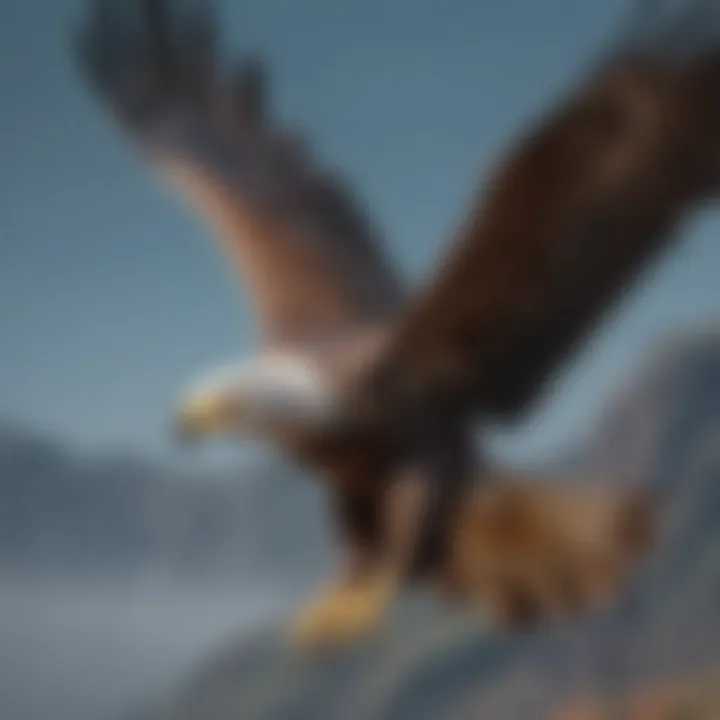 Majestic Eagle Soaring Across the Sky