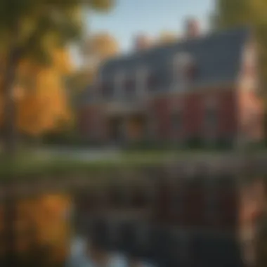 A historical site illustrating New Hampshire's colonial architecture and heritage