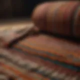 Intricate textile patterns showcasing traditional craftsmanship of indigenous artisans