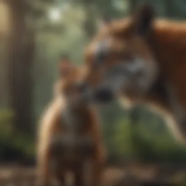 A young player deeply immersed in a spirit animal adventure on a screen