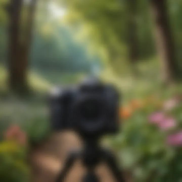 A vibrant nature trail in Tennessee, surrounded by blooming flowers and towering trees, perfect for young adventurers.