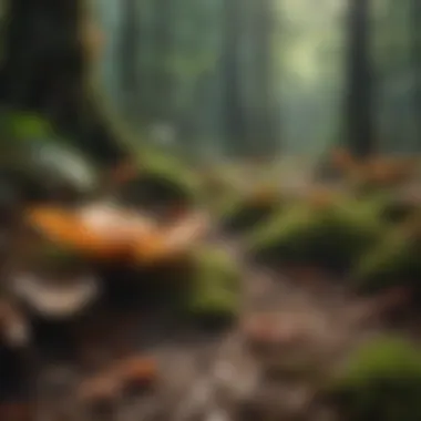 The Forest Floor: Life Amidst Decay Forest floor teeming with rich organic material and life forms