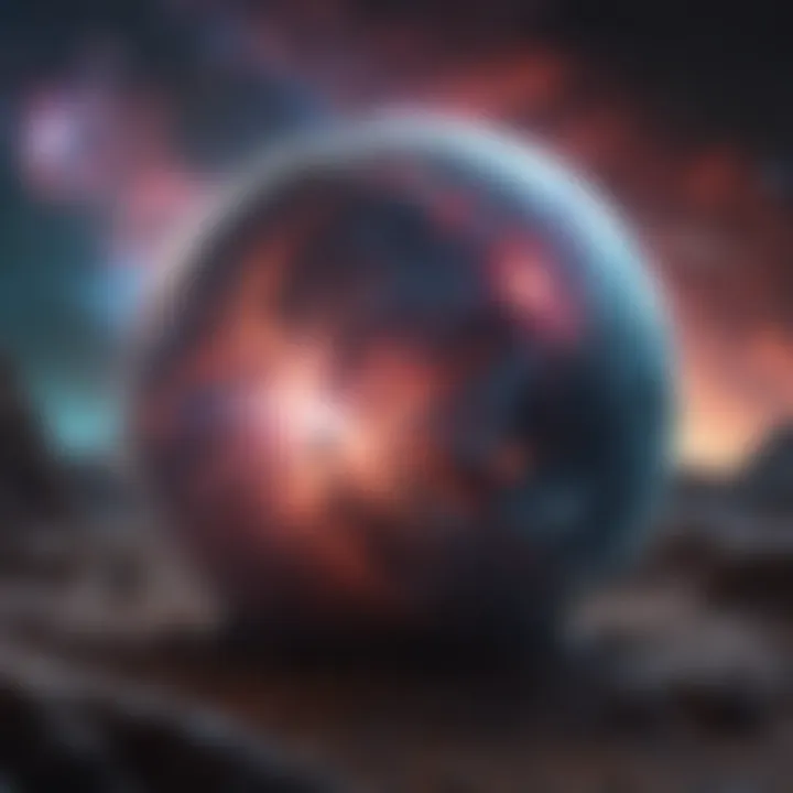 A breathtaking view of a nebula in the cosmos