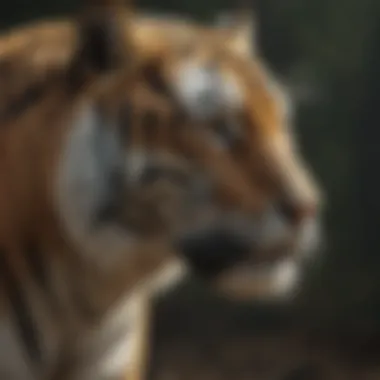 Illustration showing the conservation status of various tiger subspecies