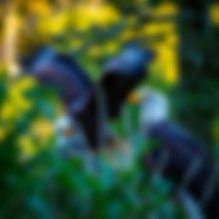 Bald eagles in their natural habitat, illustrating their roles in the ecosystem.