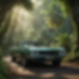 Lush tropical landscape of Samoa Island