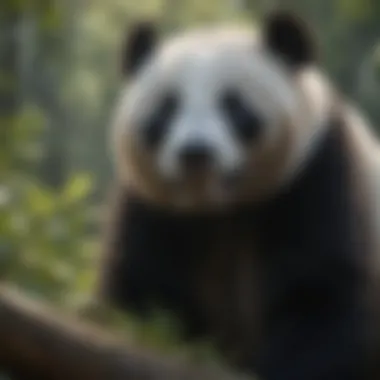 Conservationists working to protect panda habitats