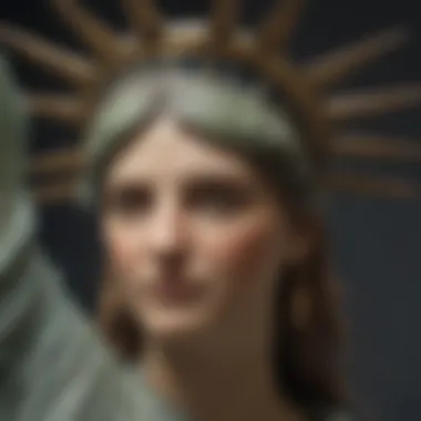 Preservation of Heritage Image showcasing the restoration efforts on the Statue of Liberty, emphasizing its preservation.