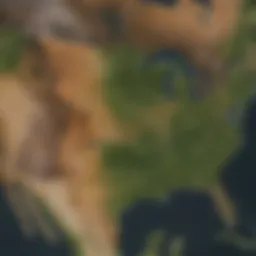 Map showcasing the diversity of the fifty states