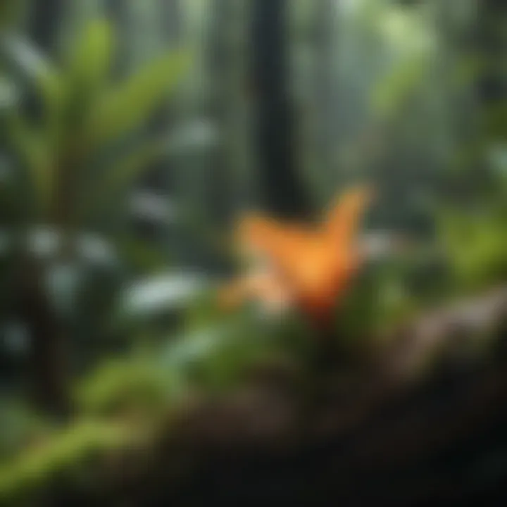 Unique adaptations of rainforest plants