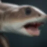 Anatomy of a hammerhead shark showcasing its distinctive head shape and body structure.