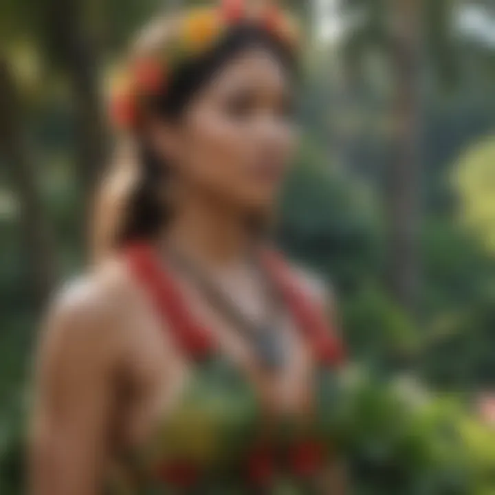 Vibrant Hawaiian cultural festival