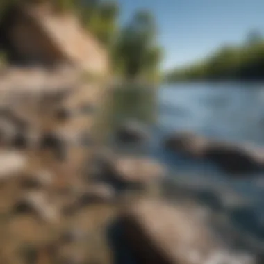 Rippling Aquatic Serenity Crystal clear waters of a Kansas river