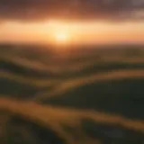 Sunset over the Flint Hills