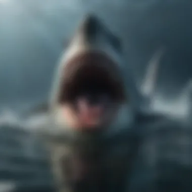 Ecosystem Dynamics: Prey Species of the Megalodon Visual representation of megalodon prey species within its ecosystem.