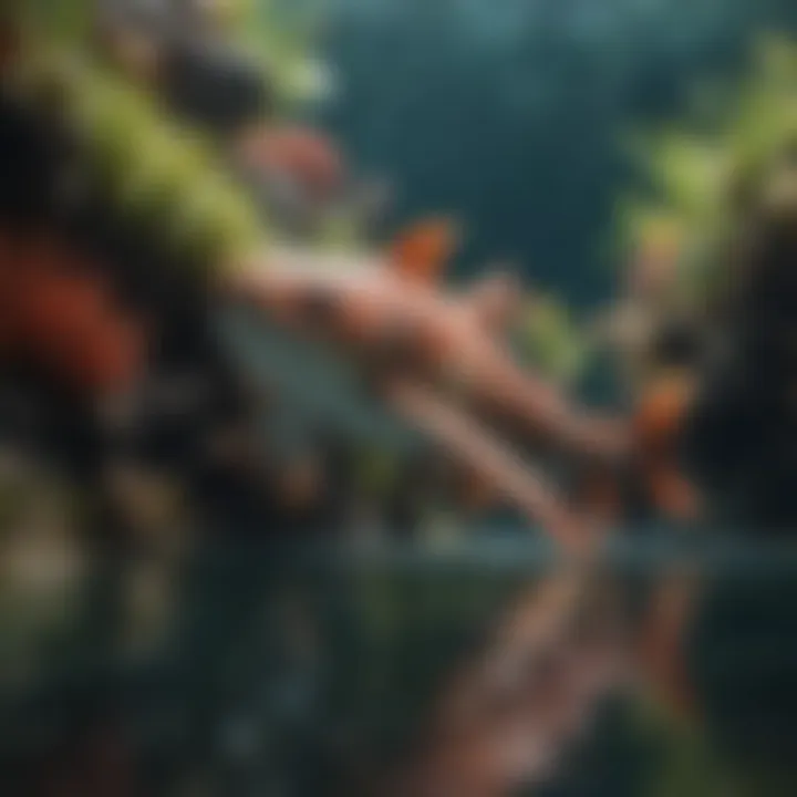 An enchanting underwater scene filled with diverse marine life.