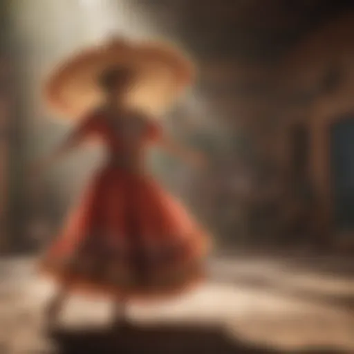 Traditional Mexican folk dance performance