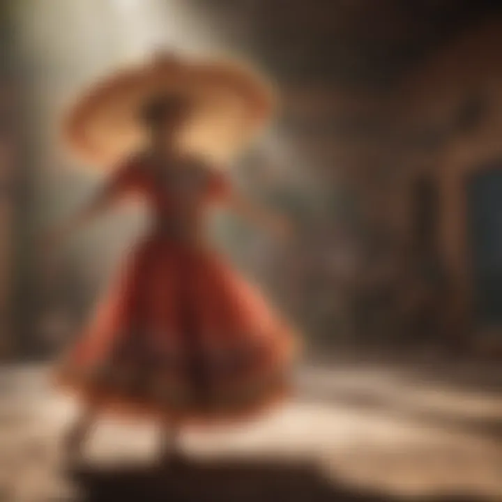 Traditional Mexican folk dance performance