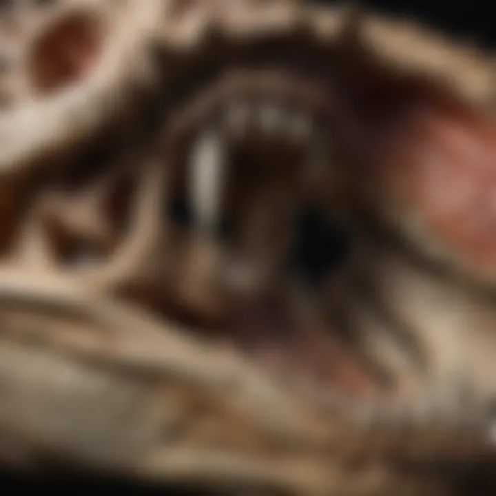 Detailed illustration highlighting the unique features of the Spinosaurus skull