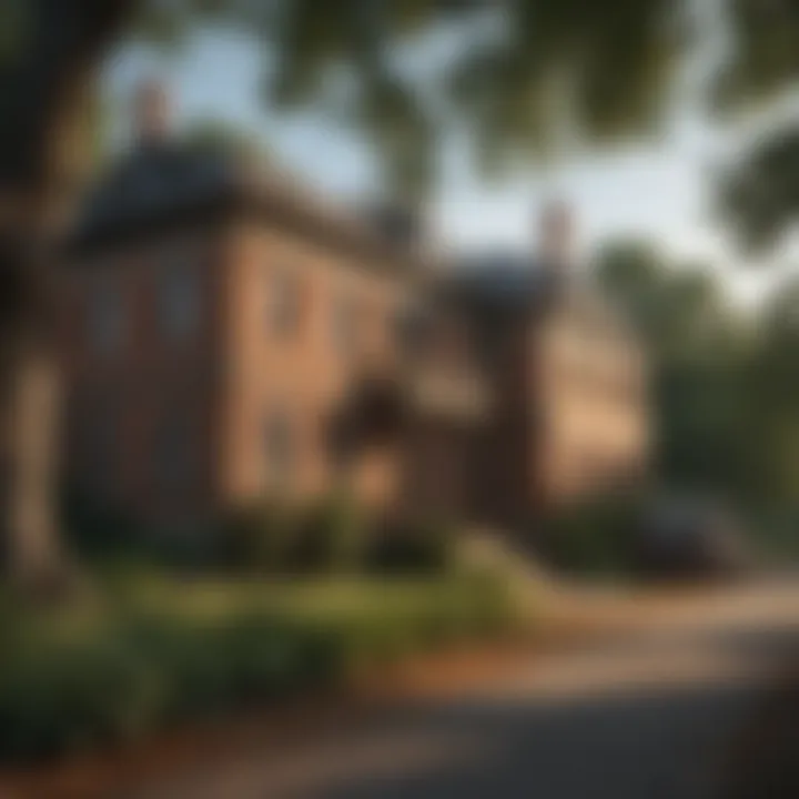 A historical landmark showcasing colonial architecture in Connecticut.