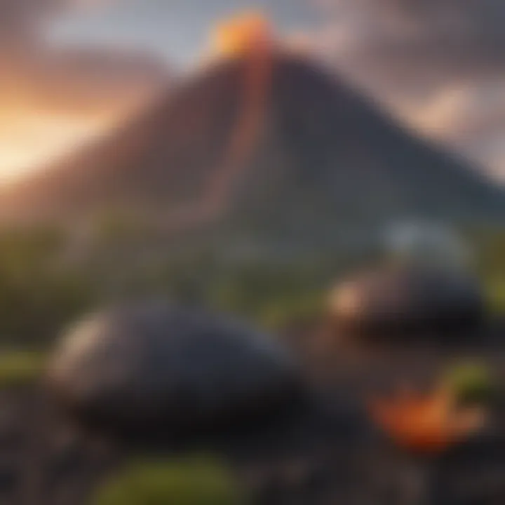 Breathtaking volcanic landscape in Costa Rica