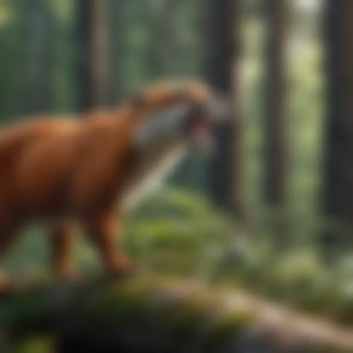 Colorful visuals from a nature documentary for kids