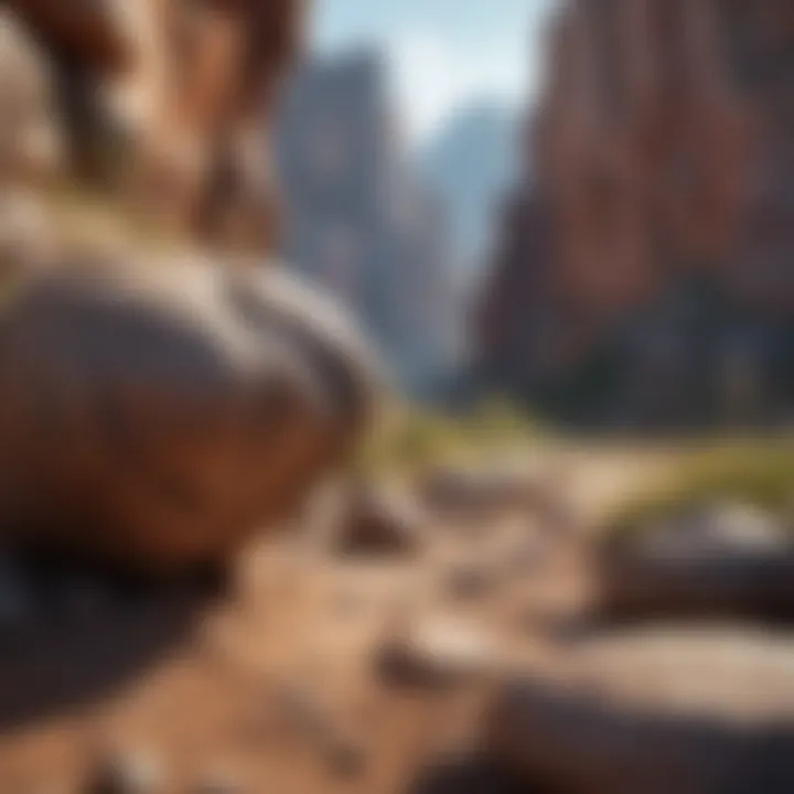 Stunning landscape showcasing rock formations
