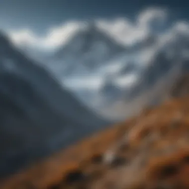 The Majestic Beauty of the Himalayas The majestic peaks of the Himalayas, highlighting their breathtaking beauty and ecological significance.