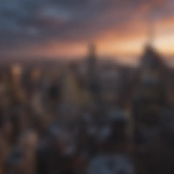 Spectacular skyline of New York City