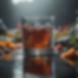 Colorful materials used in a water filtration experiment