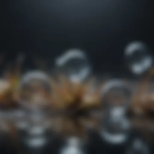 Crystal Clear Water Droplets