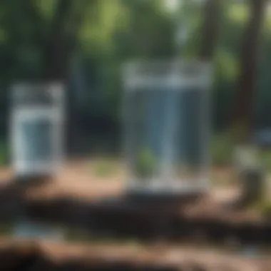 Diagram illustrating the water filtration concept